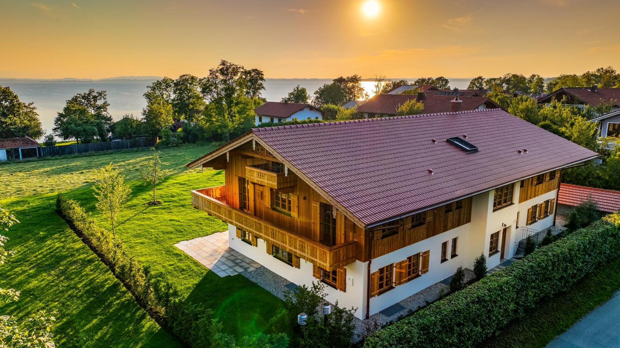 Graf Chiemo Suites - Direkt Am Chiemsee Mit Separatem Seezugang Chieming Exteriör bild