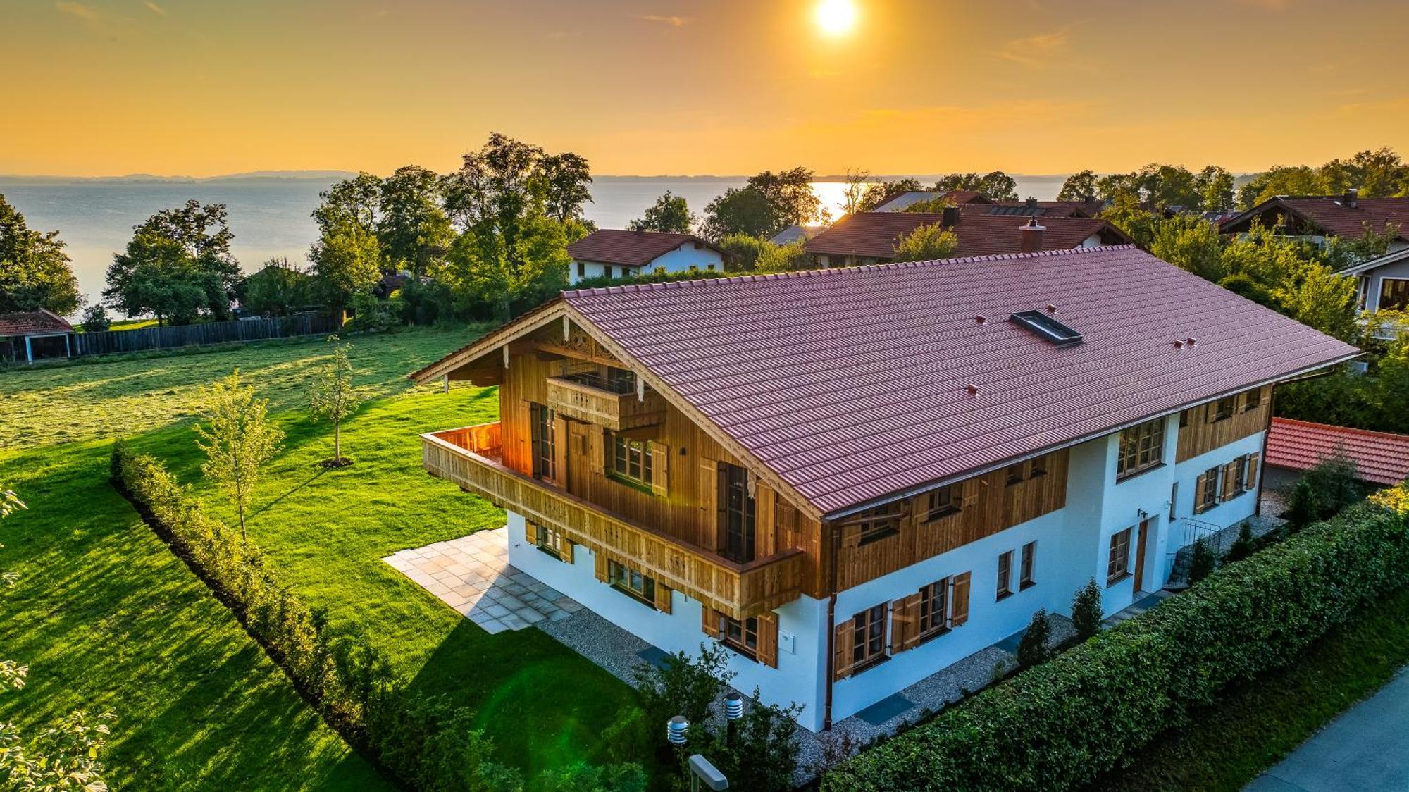 Graf Chiemo Suites - Direkt Am Chiemsee Mit Separatem Seezugang Chieming Exteriör bild